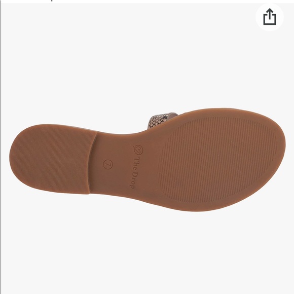 The Drop-Monika Flat H-Band Slide Sandal - Picture 8 of 13